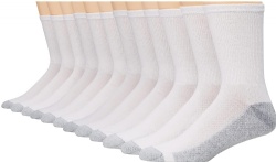 Sifot Men's Double Tough Crew Socks, 12-Pair Pack